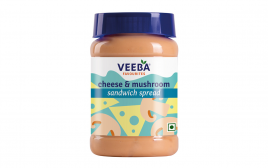 Veeba Cheese & Mushroom Sandwich Spread  Plastic Jar  280 grams
